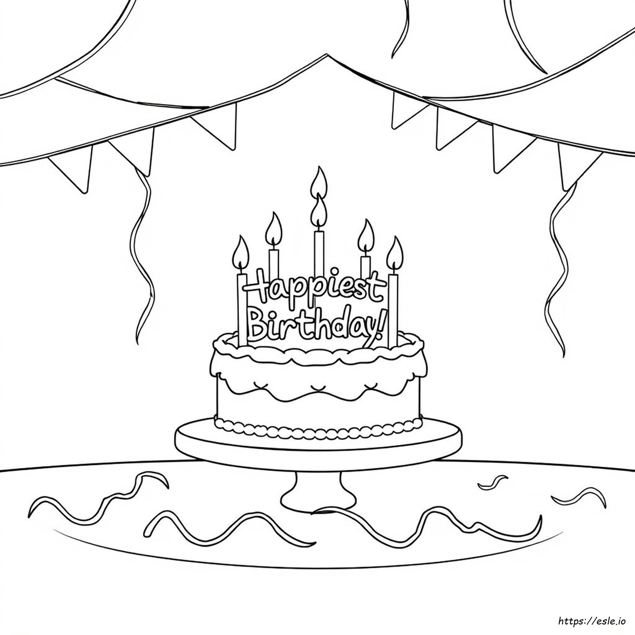 Custom Birthday Coloring Pages