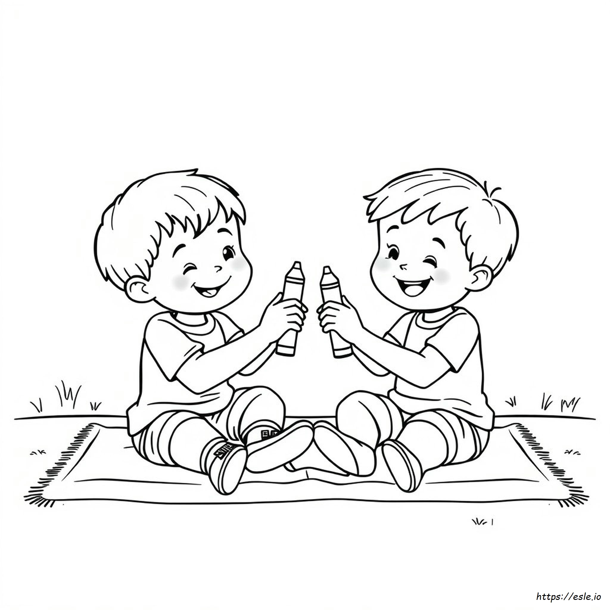 Preschool Kindness Coloring Pages