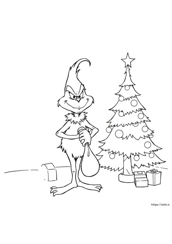 Grinch Coloring Pages Dibujos Del Grinch Para Imprimir
