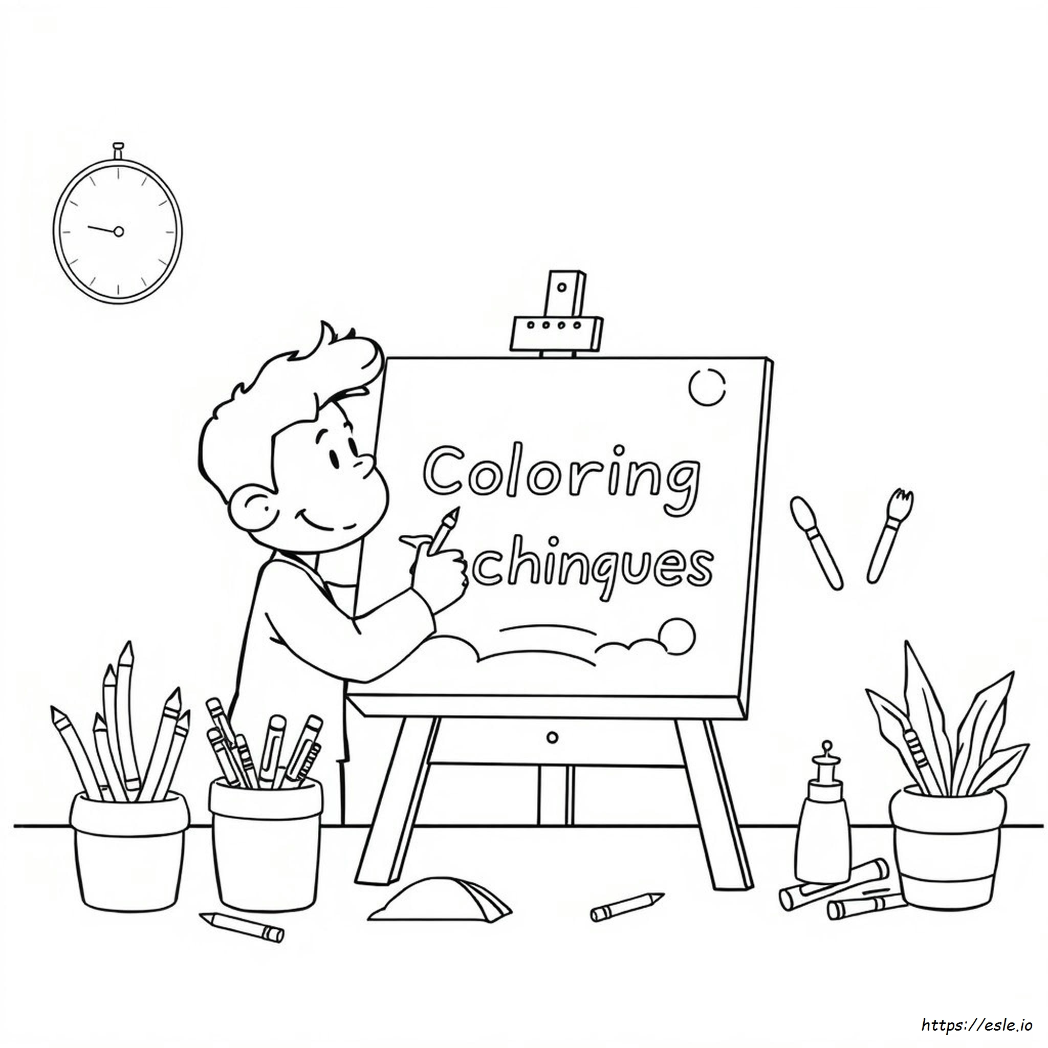 Types Of Coloring Techniques