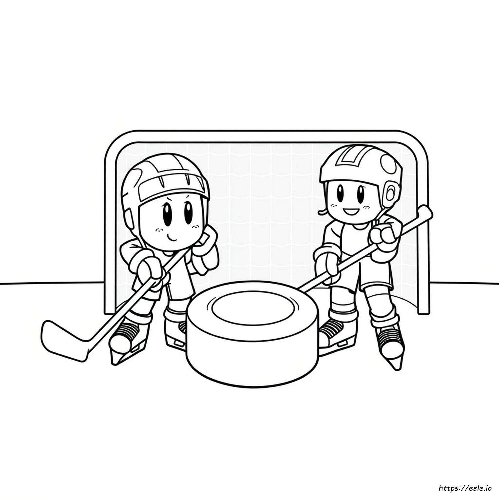 Basılabilir Hokey Boyama Resimleri