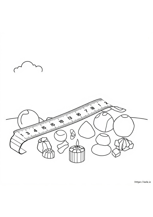 Measuring Tape Coloring Page