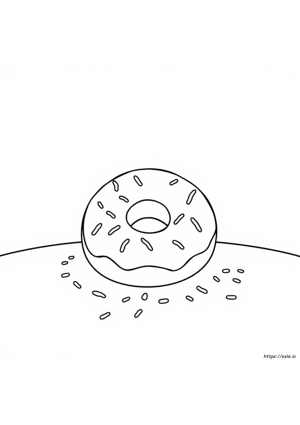 Donut Ausmalbilder