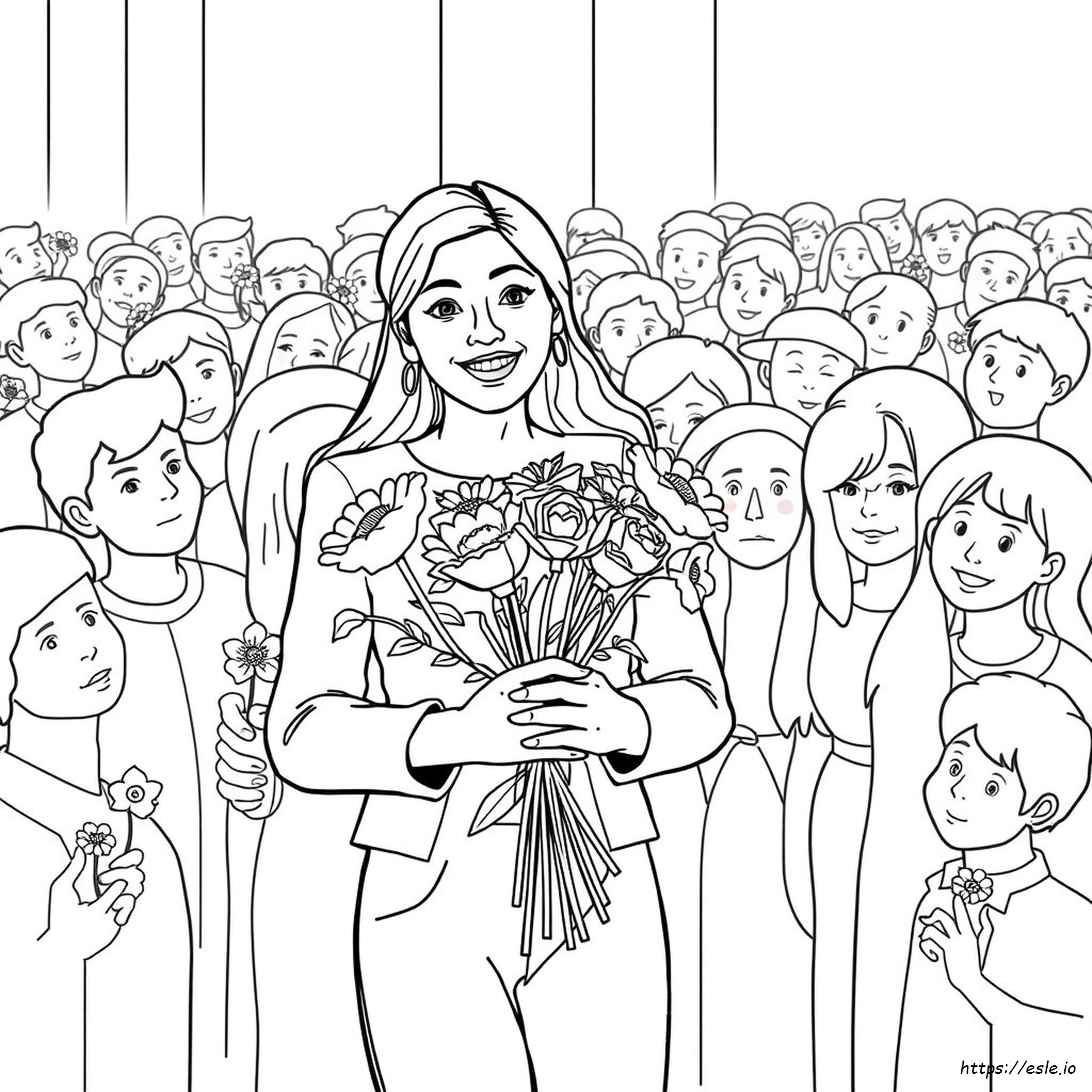 Coloriage Célébrités Gratuit À Imprimer