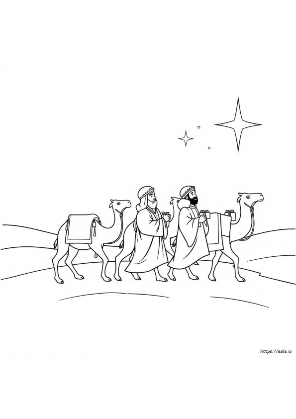 3 Kings Coloring Pages To Print