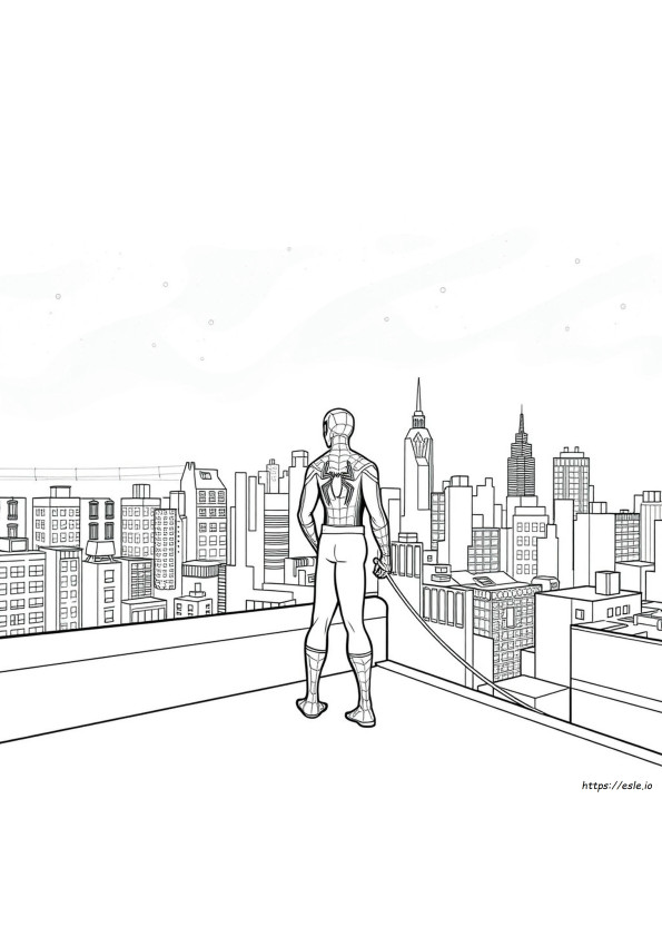 Miles Morales And Peter Parker Coloring Pages