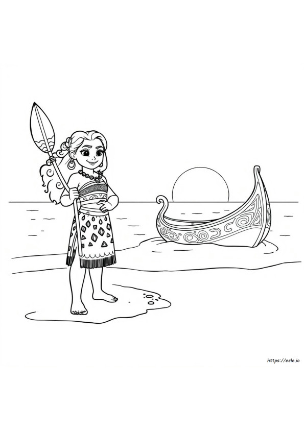 Moana Two Coloring Pages