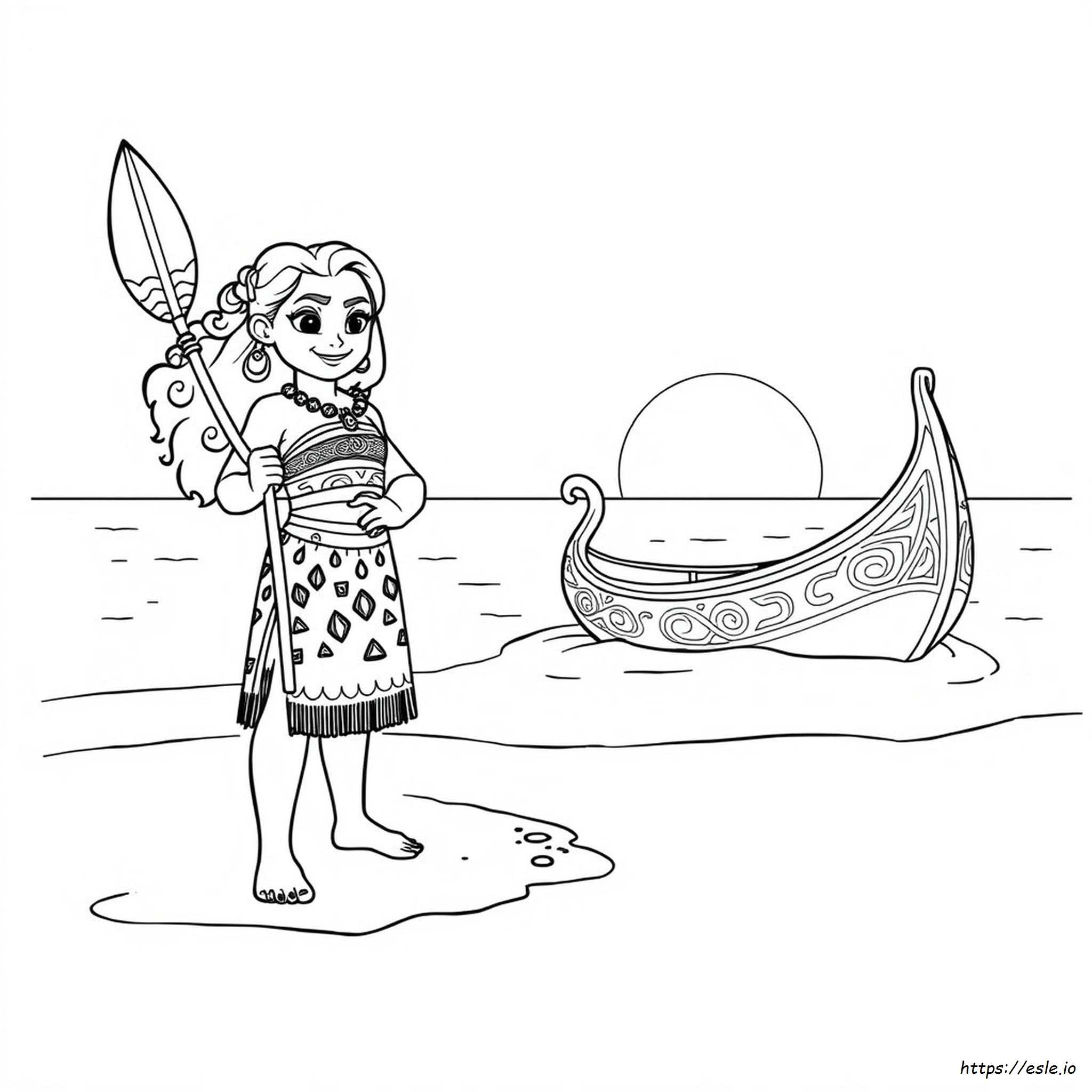 Moana Iki Boyama Sayfaları