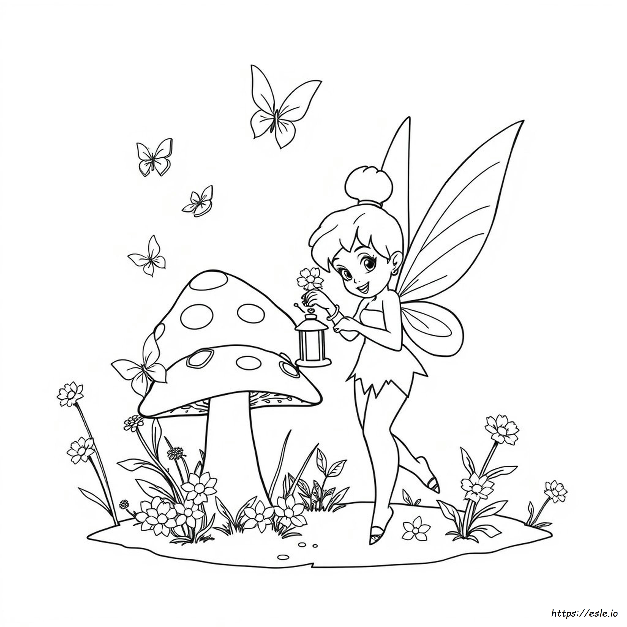 Tinkerbell Coloring Pages Pdf