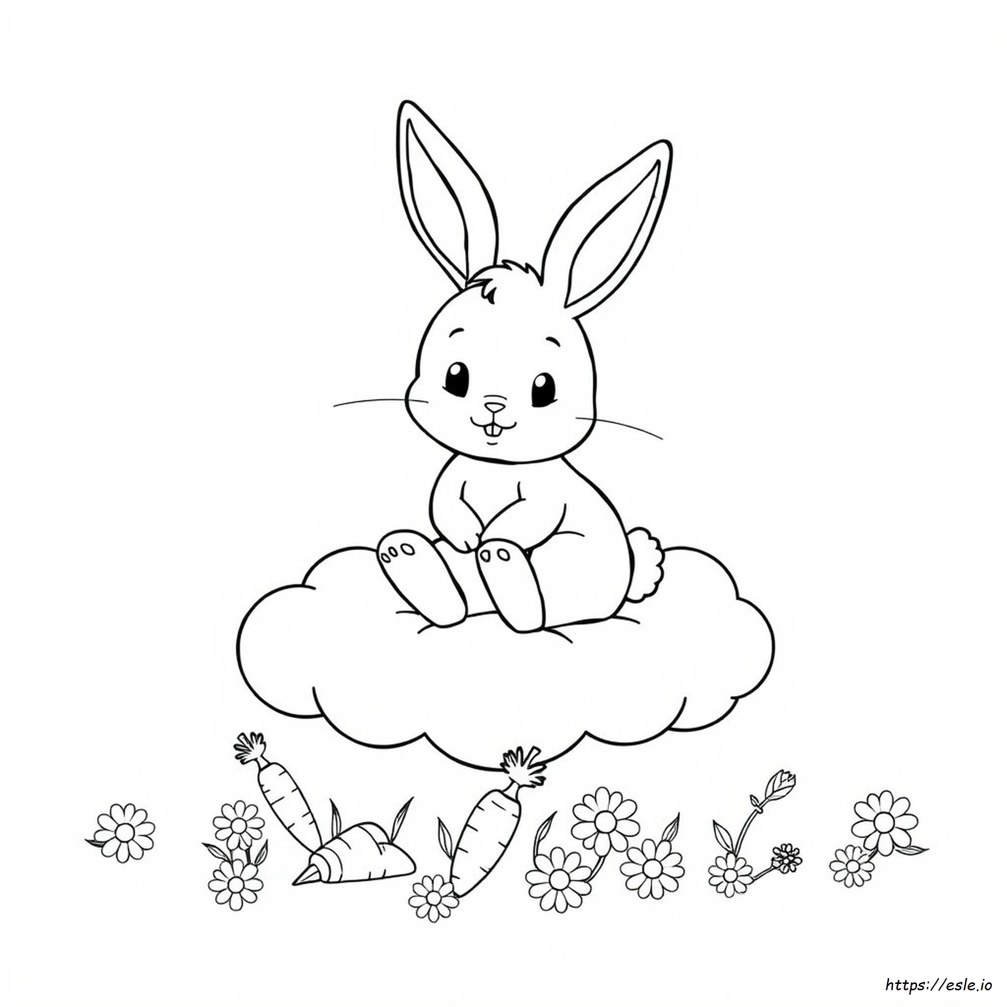 Gambar Mewarnai Kelinci - PDF Gratis