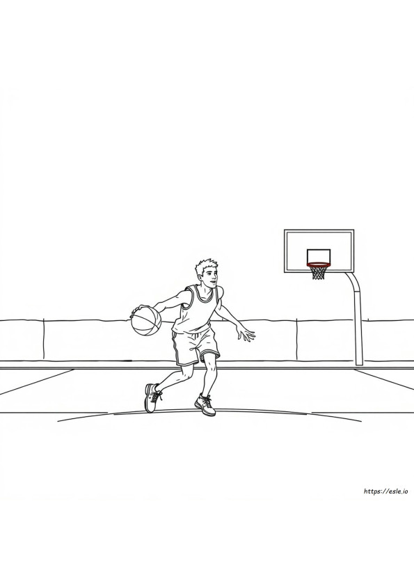 Colouring In Basketball