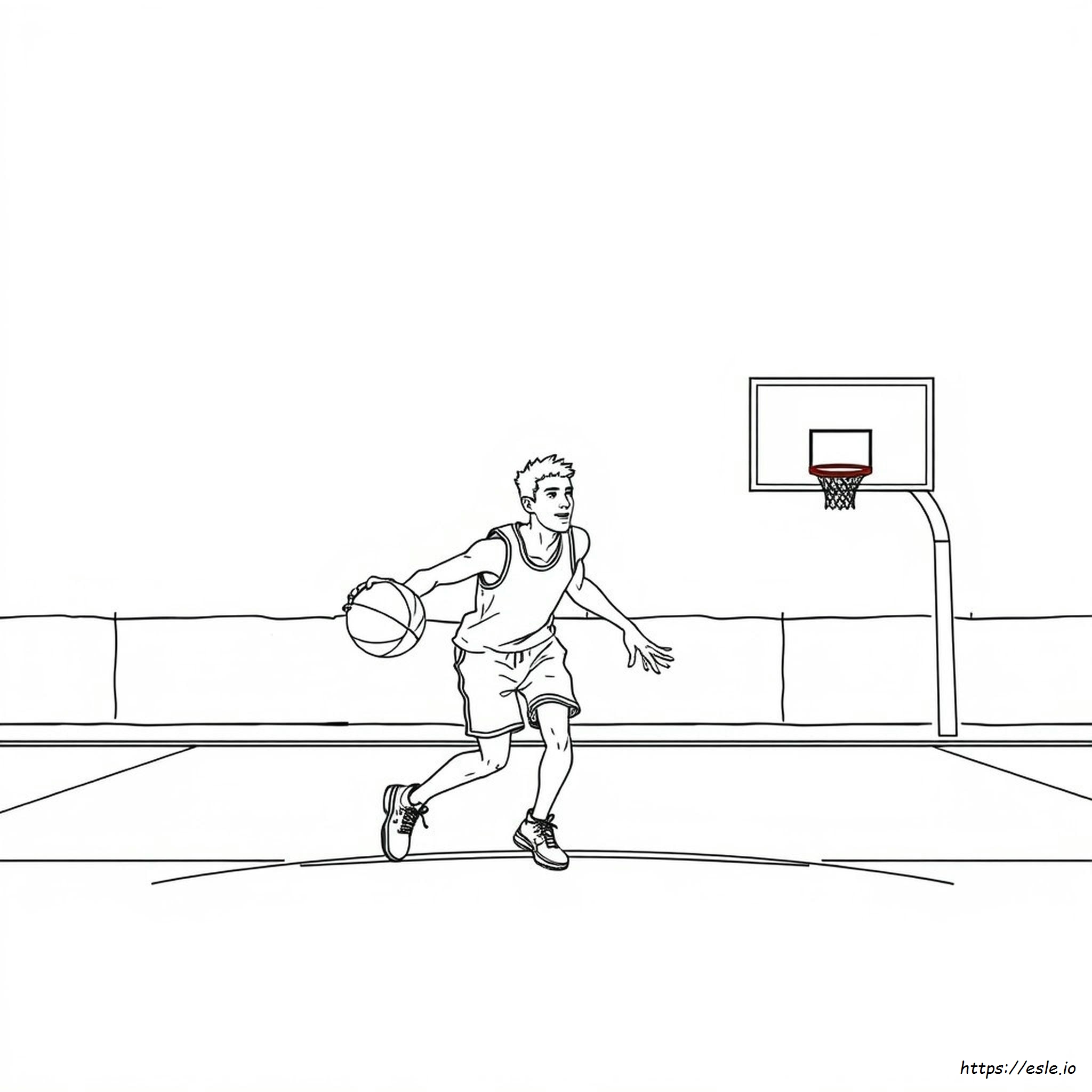 Colouring In Basketball
