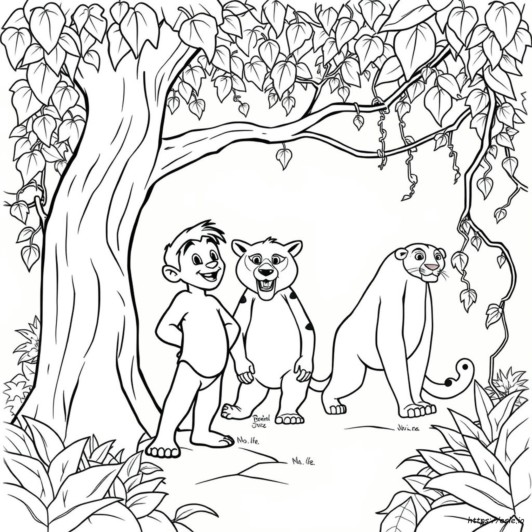 Jungle Book Coloring Sheets