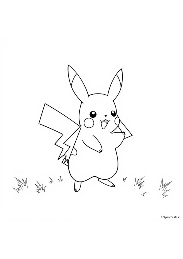 Pikachu Printable Colouring Pages