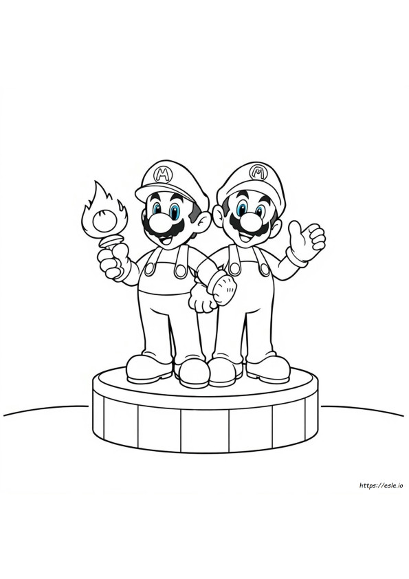 Desene De Colorat Luigi Online