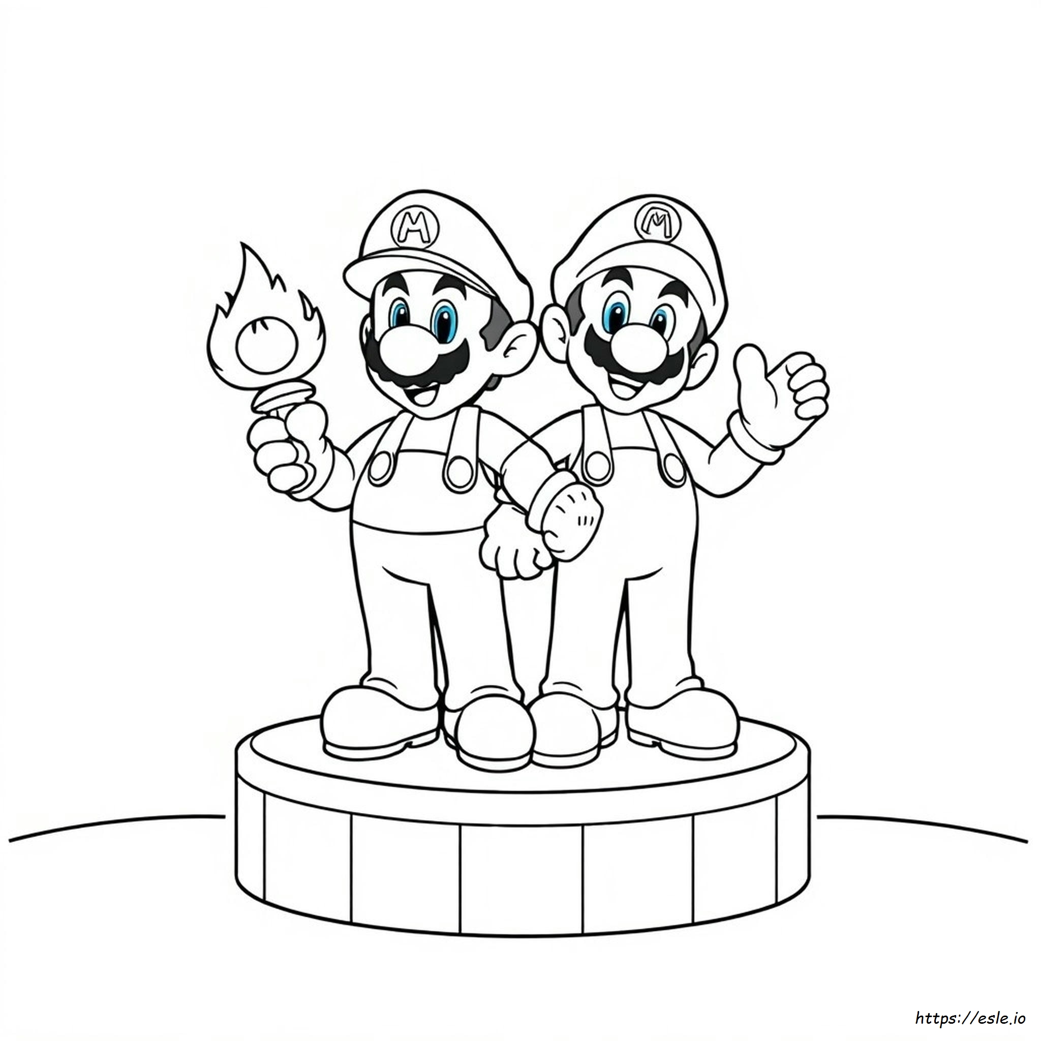 Luigi Coloring Pages Online