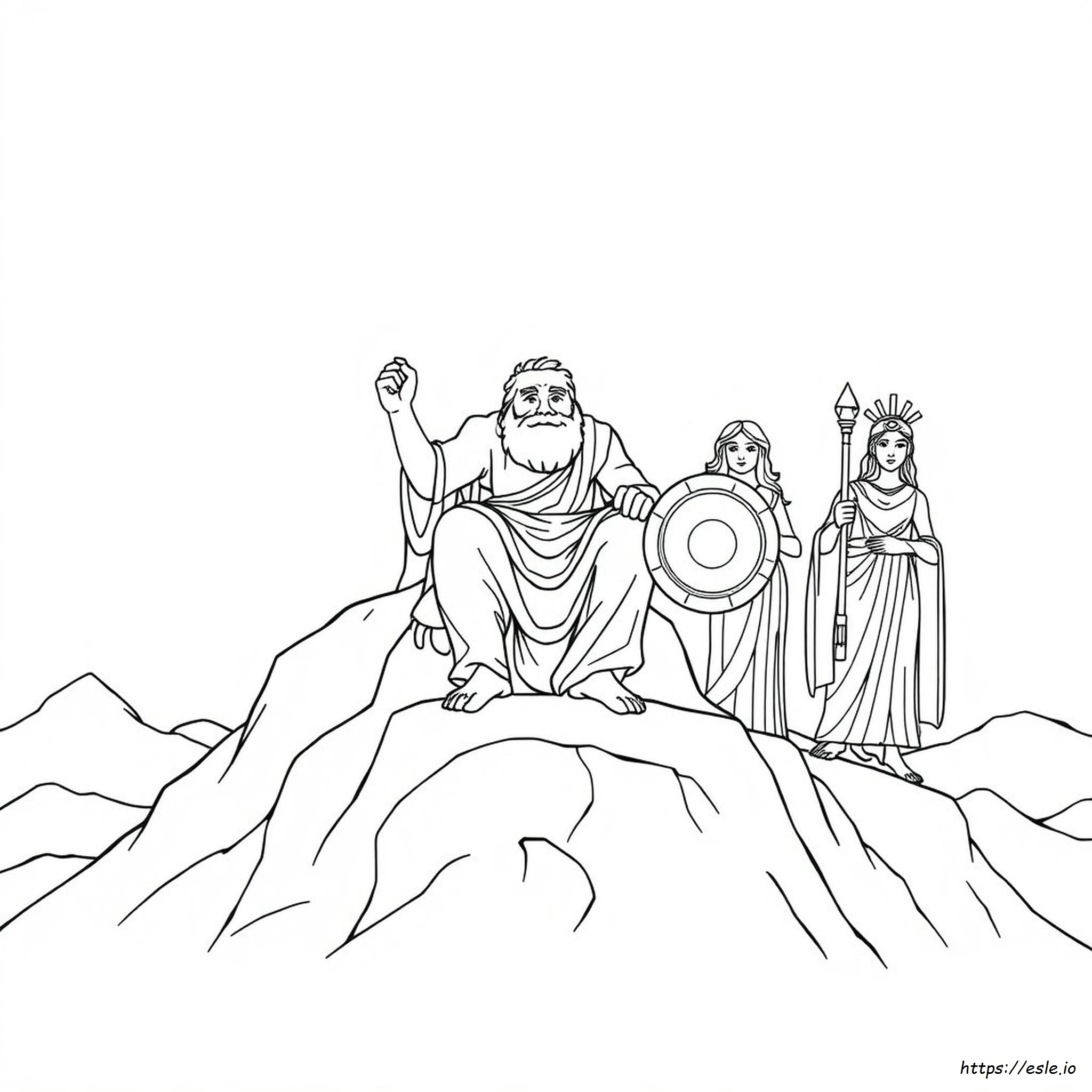 Greek Mythology Coloring Sheets