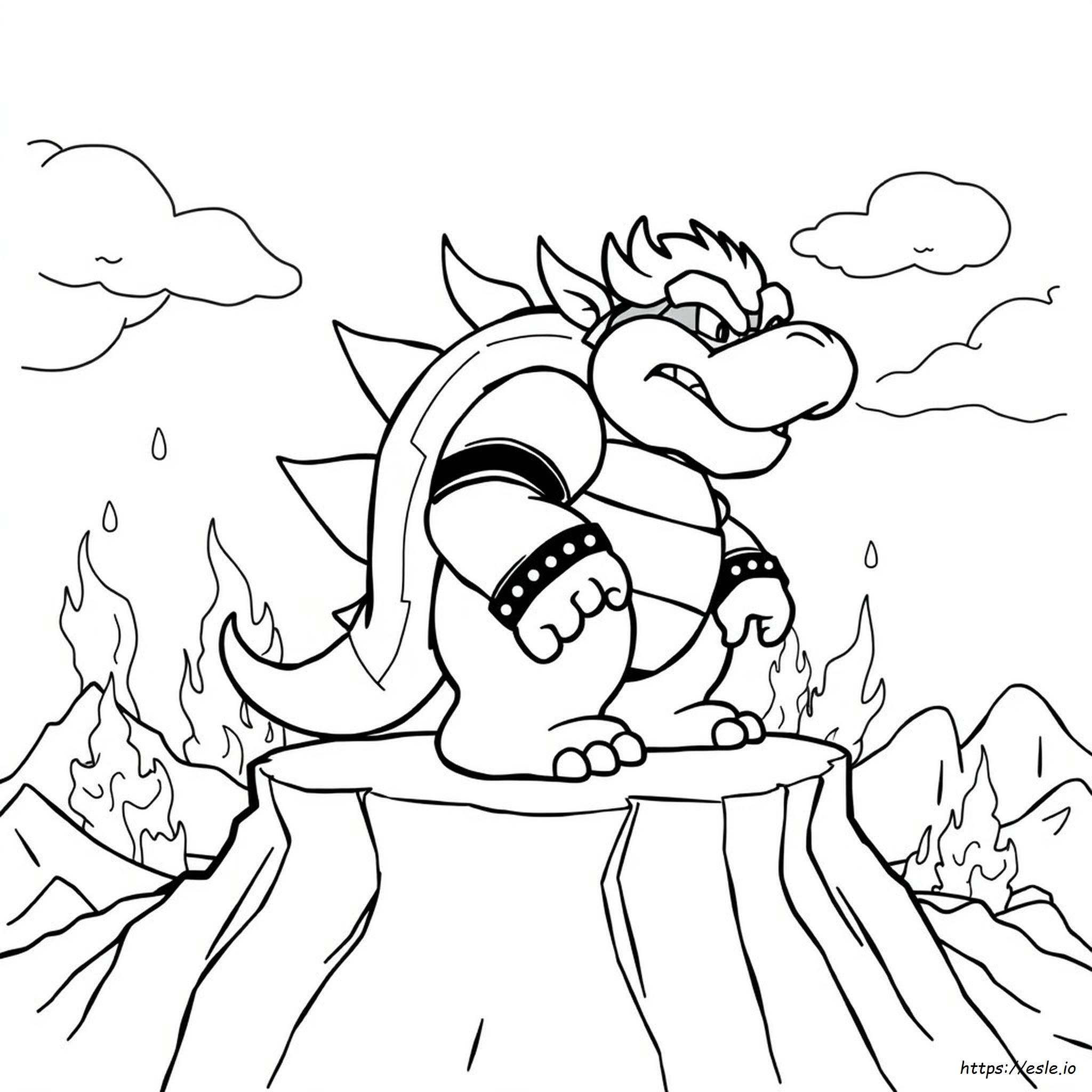Free Printable Bowser Coloring Pages