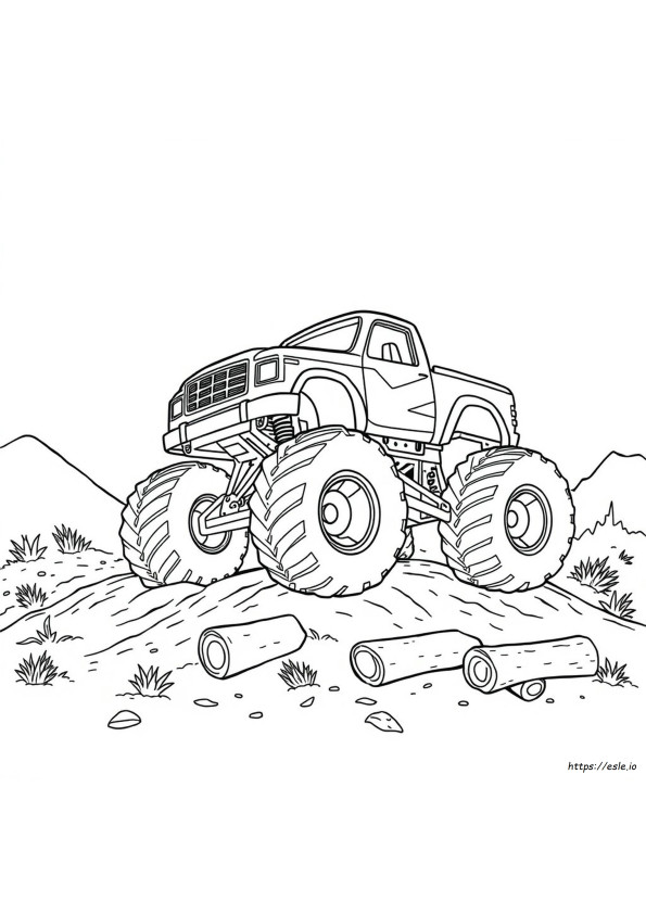 Colouring Pictures Of Monster Trucks