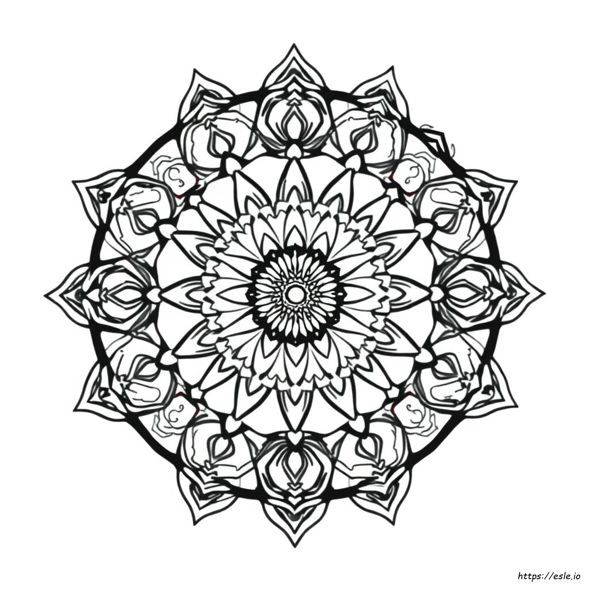 Mandala Ilmaiset Värityskuvat Aikuisille