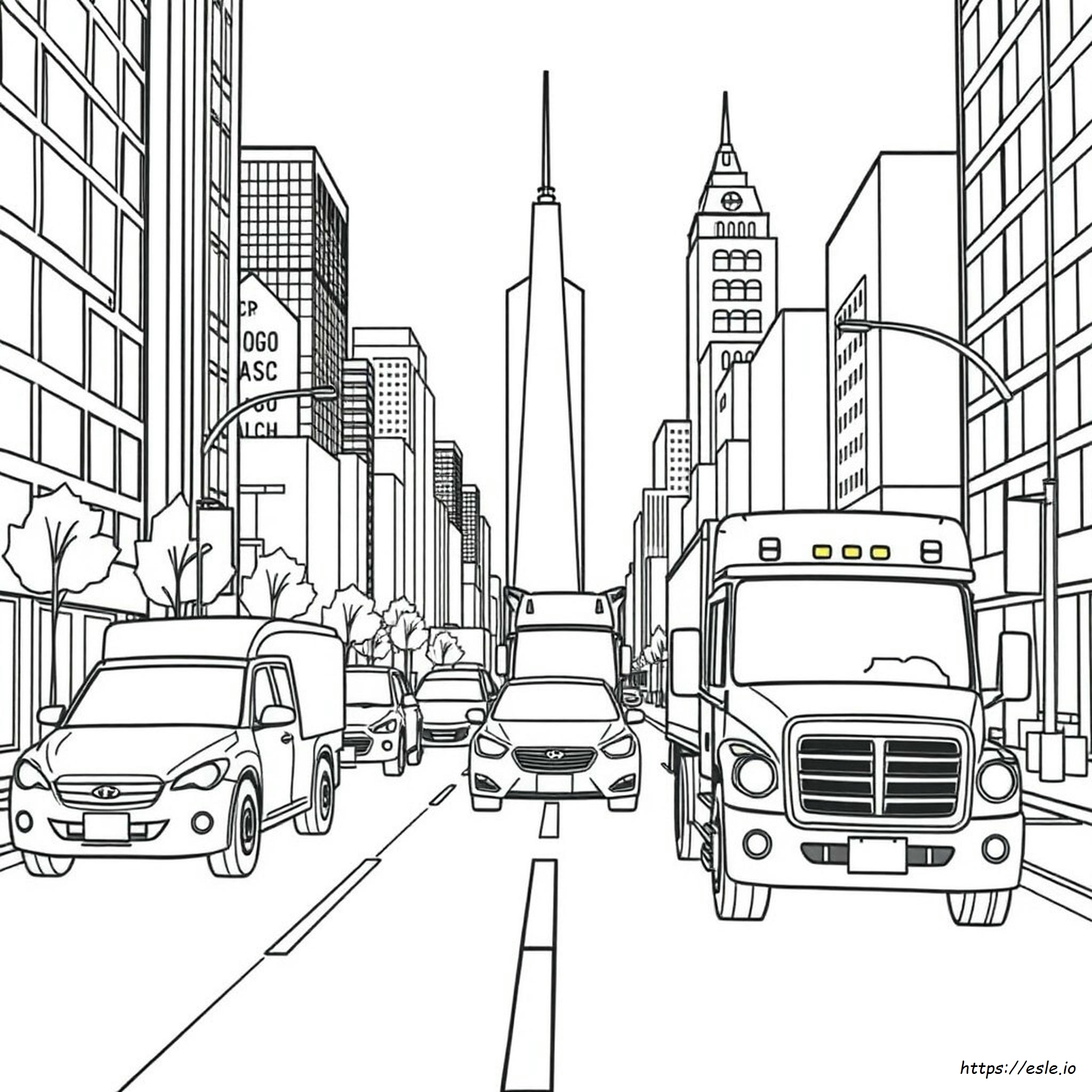 Printable Coloring Pages Cars And Trucks