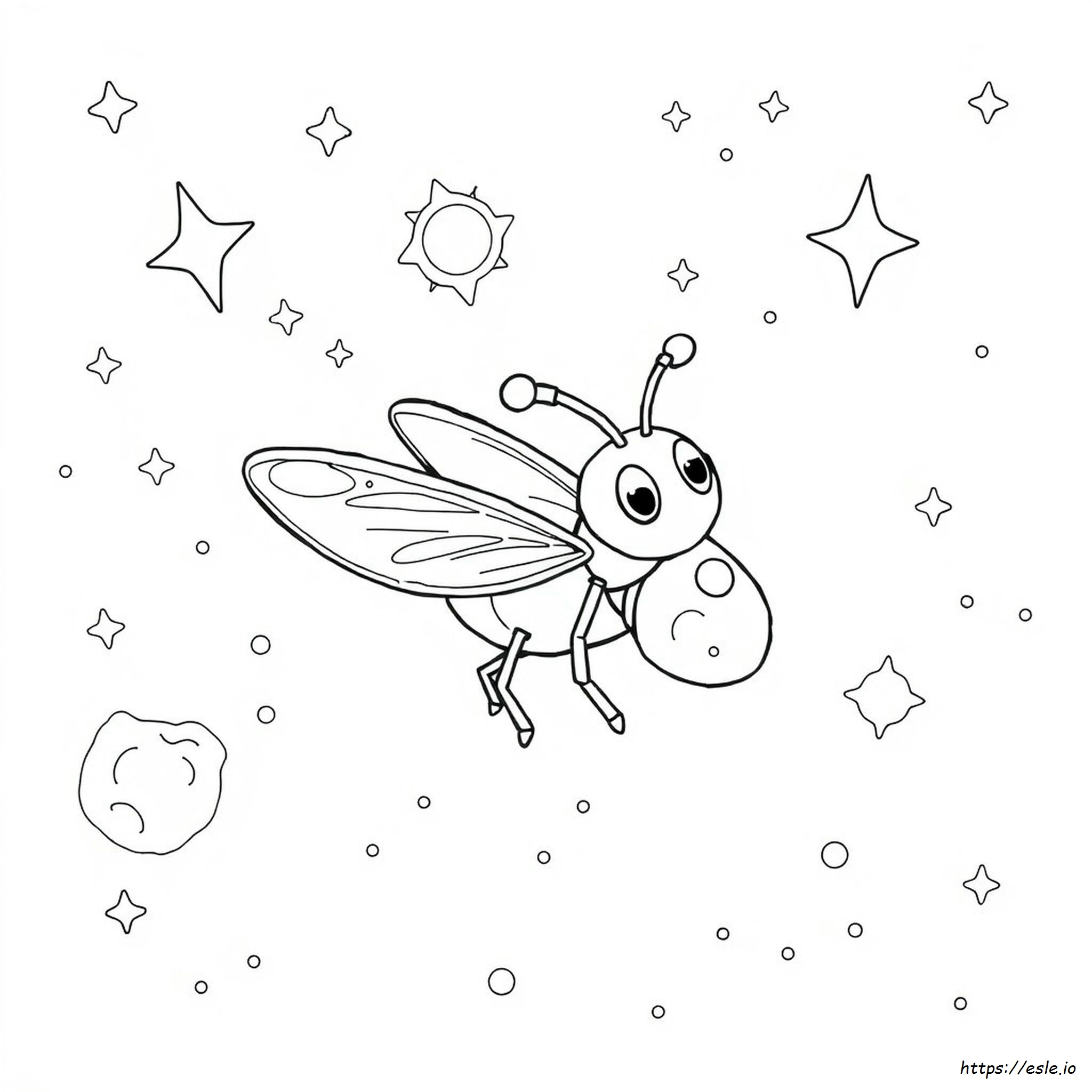 Coloriage Insecte Cosmo - Gratuitt Imprimer