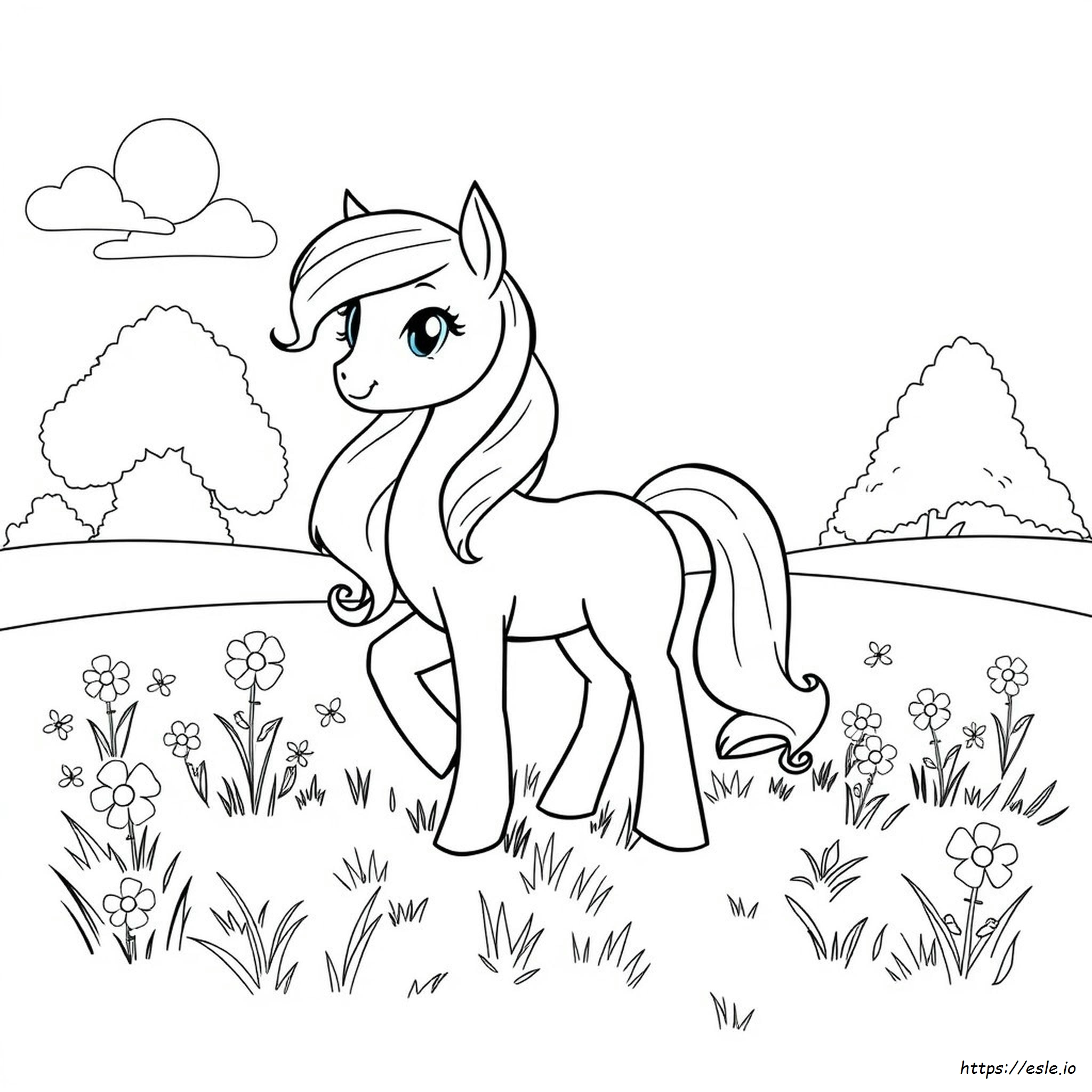 Gambar Mewarnai Ponyta