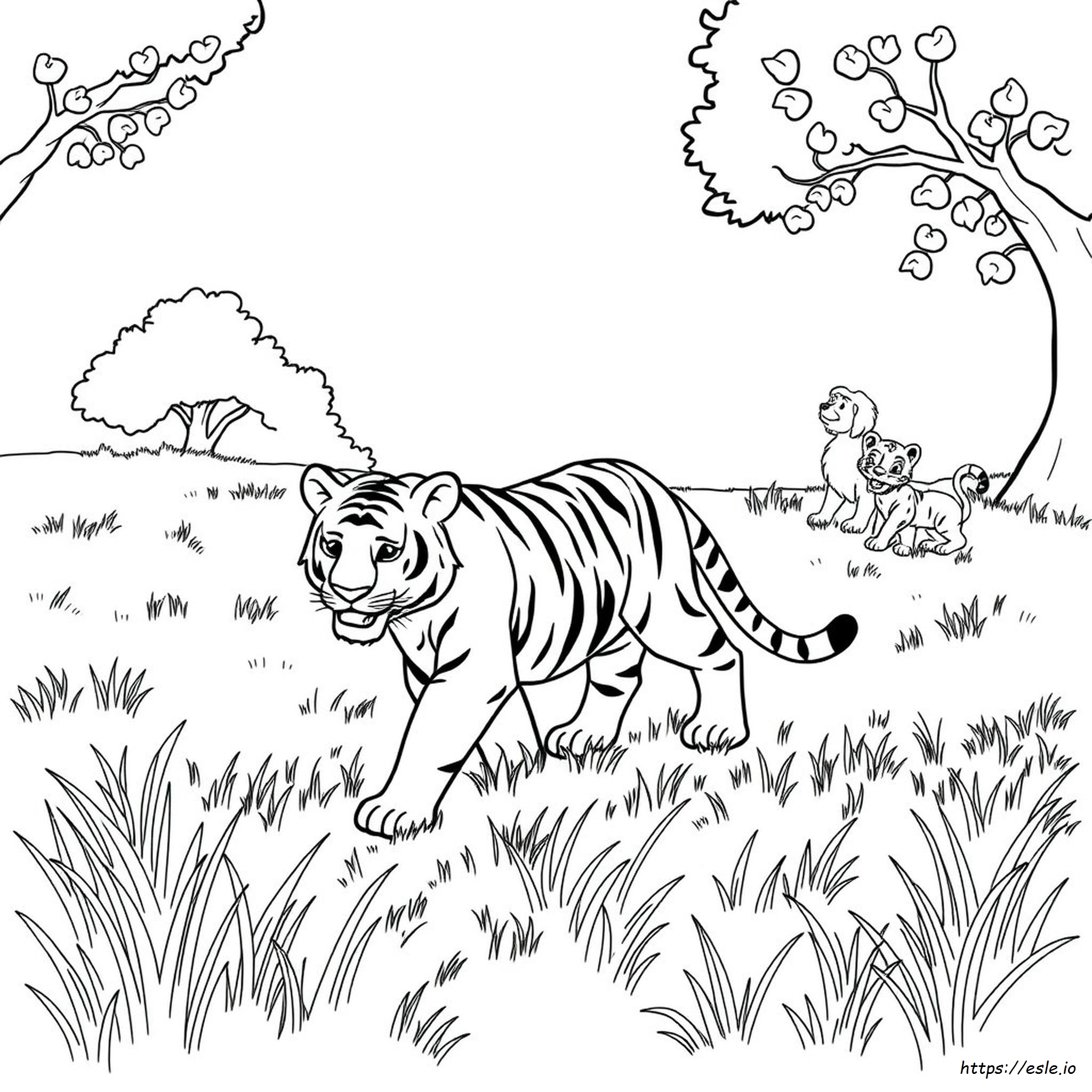 Margaret Daniel Tiger Coloring Pages