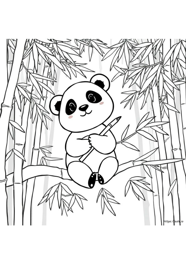 Panda Emoji Coloring Pages