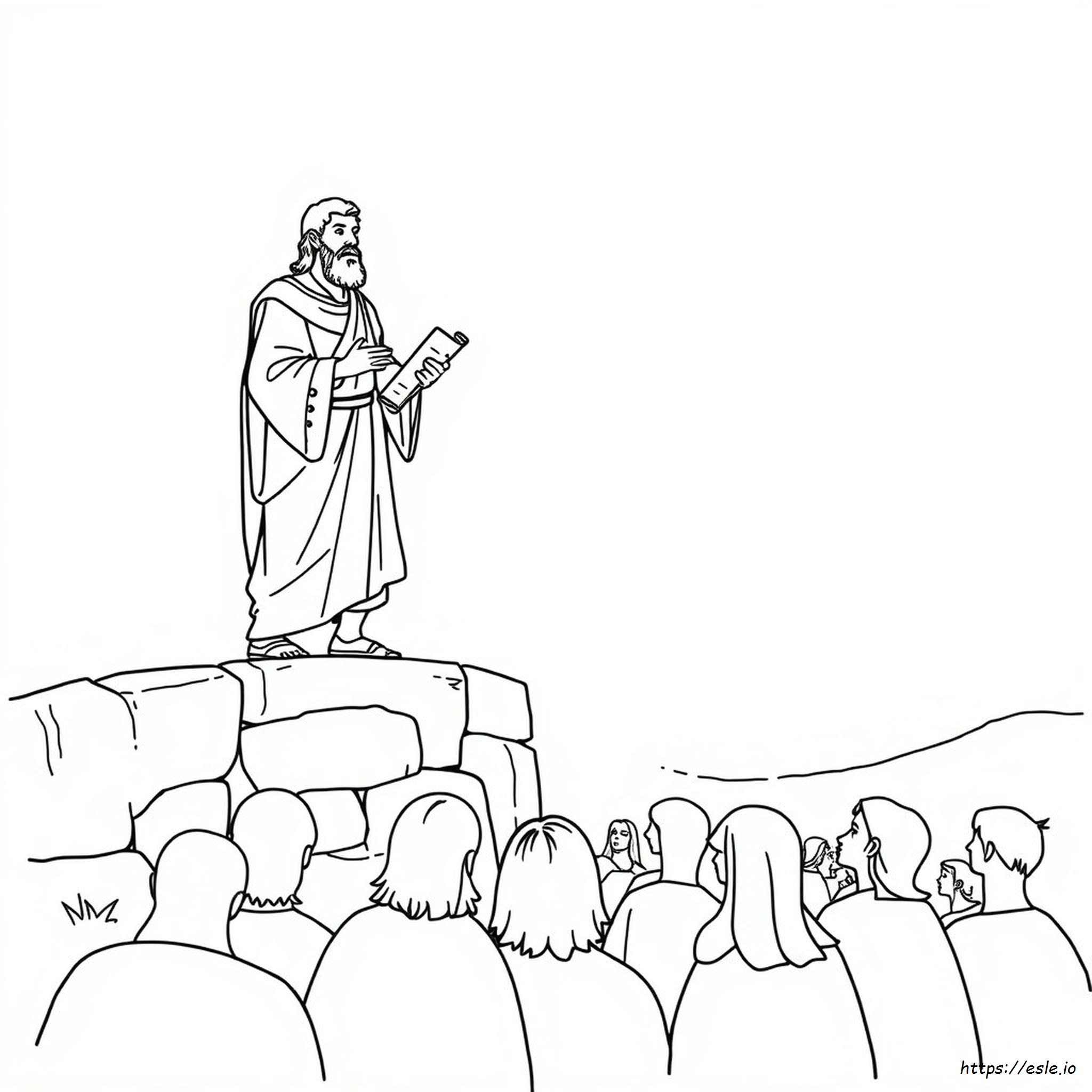 Samuel The Lamanite Coloring Page