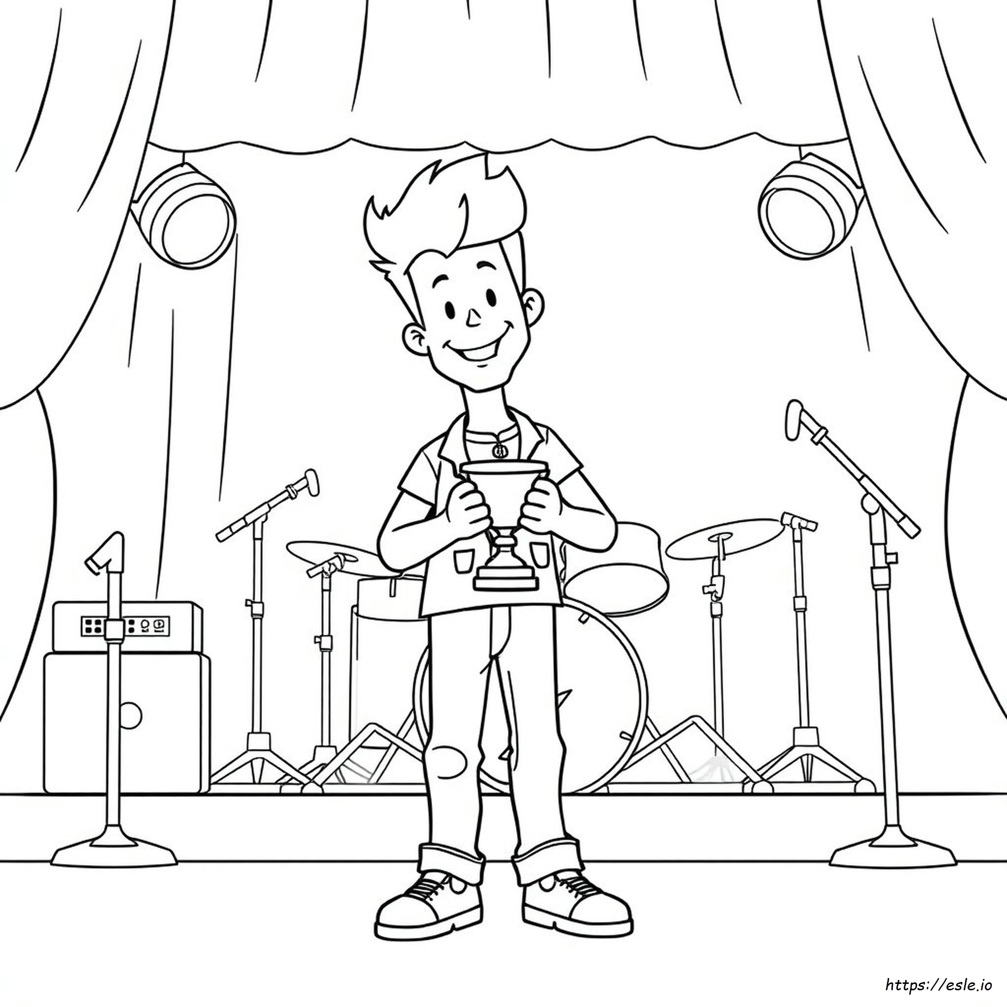 Gambar Mewarnai Cody Simpson - Untuk Dicetak