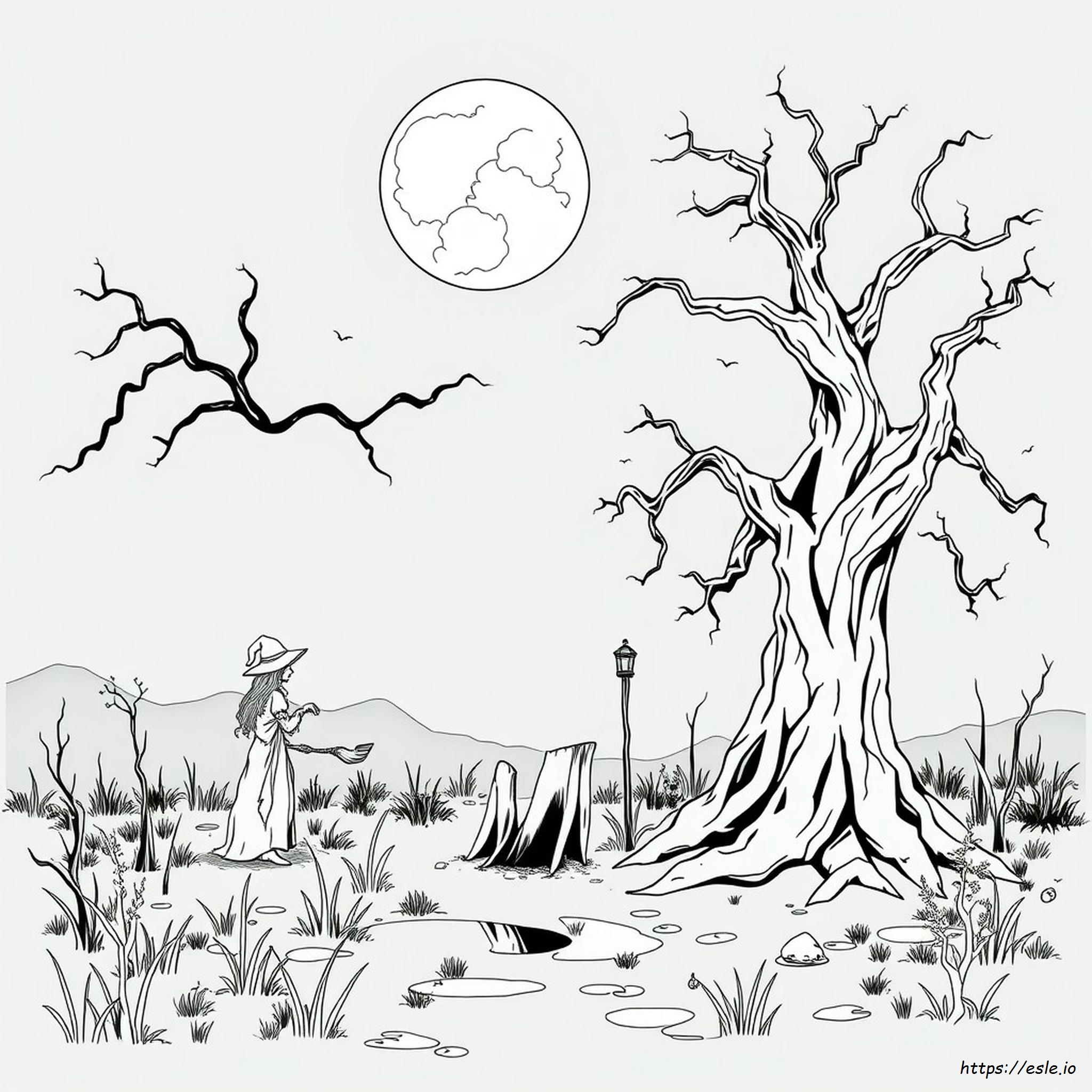 Fantasy Oscura Da Colorare