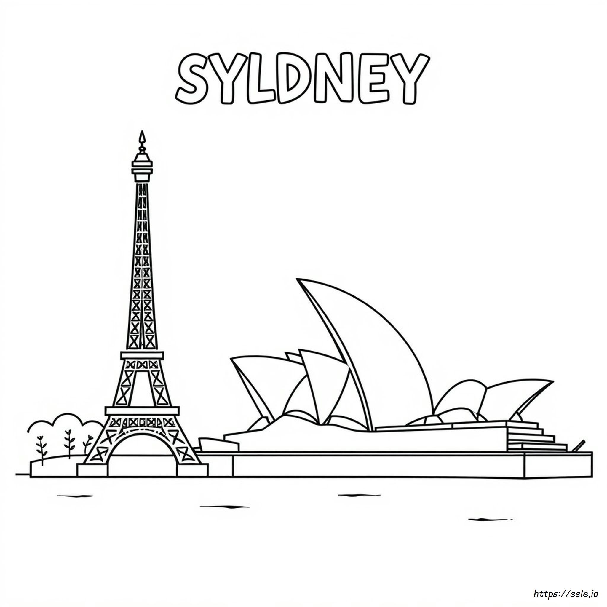 Sydney Coloring Pages