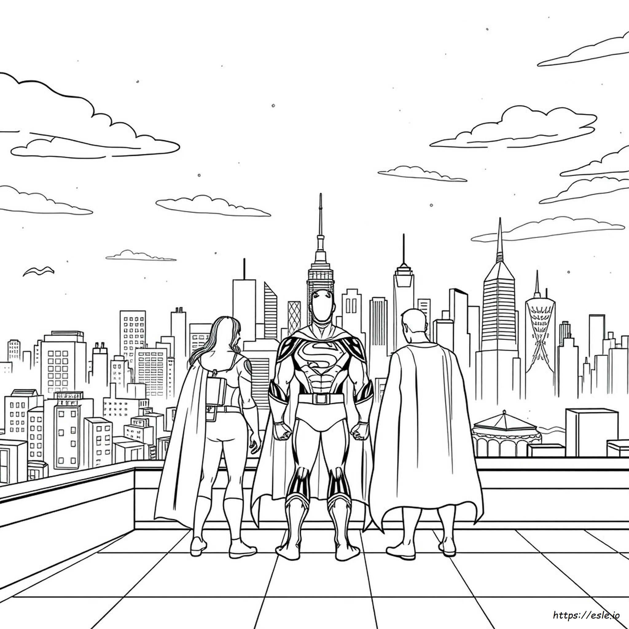 Comic Book Coloring Pages For Adults
