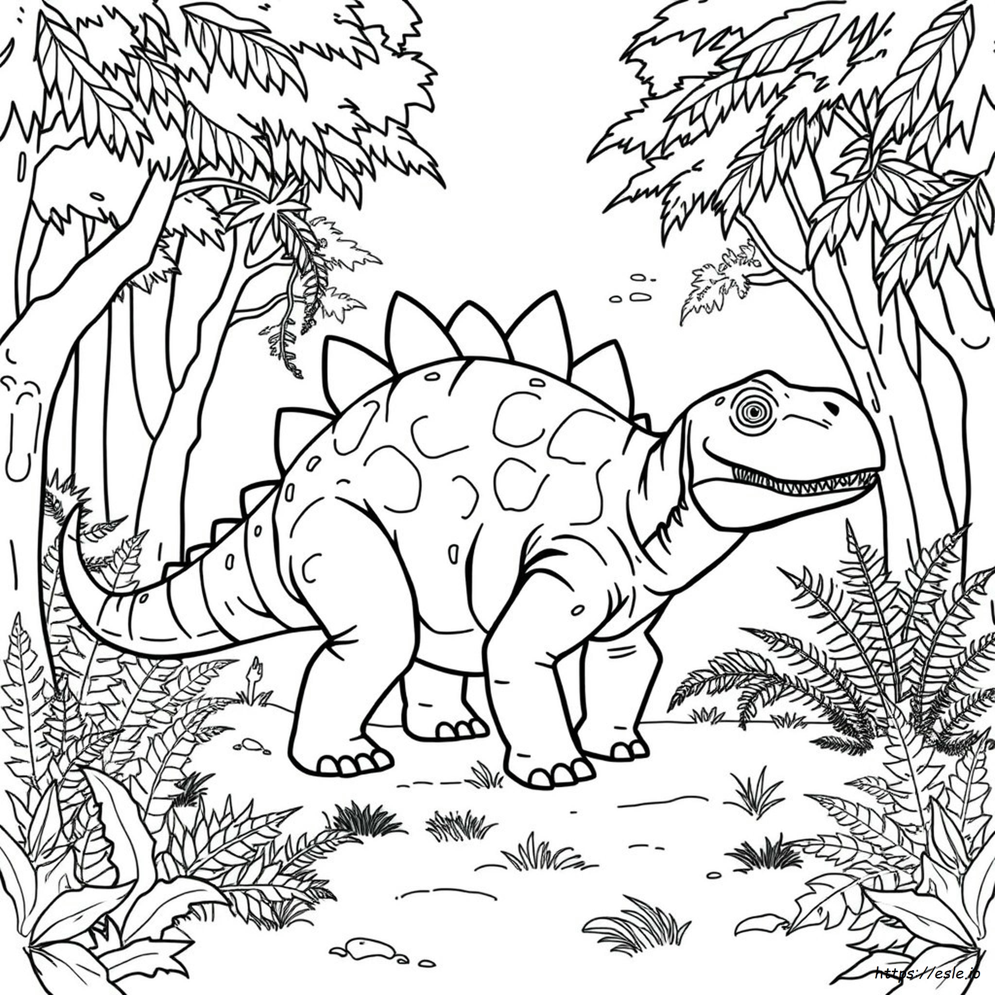 Ankylosaurus Coloring Pages To Print