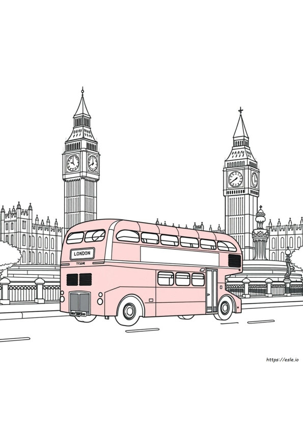 Coloriages De Londres À Imprimer