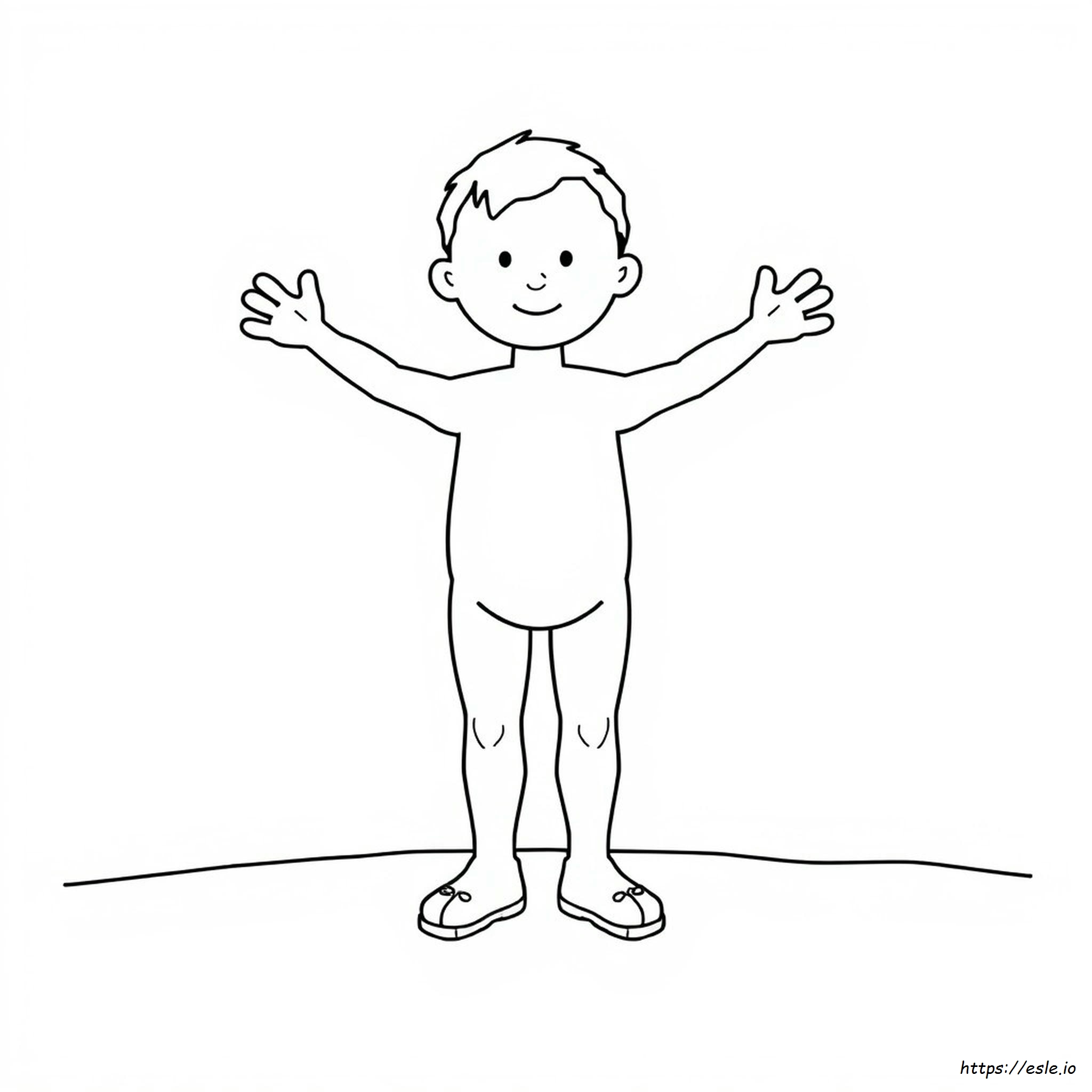 Feuilles De Coloriage Maternelle: Parties Du Corps À Imprimer