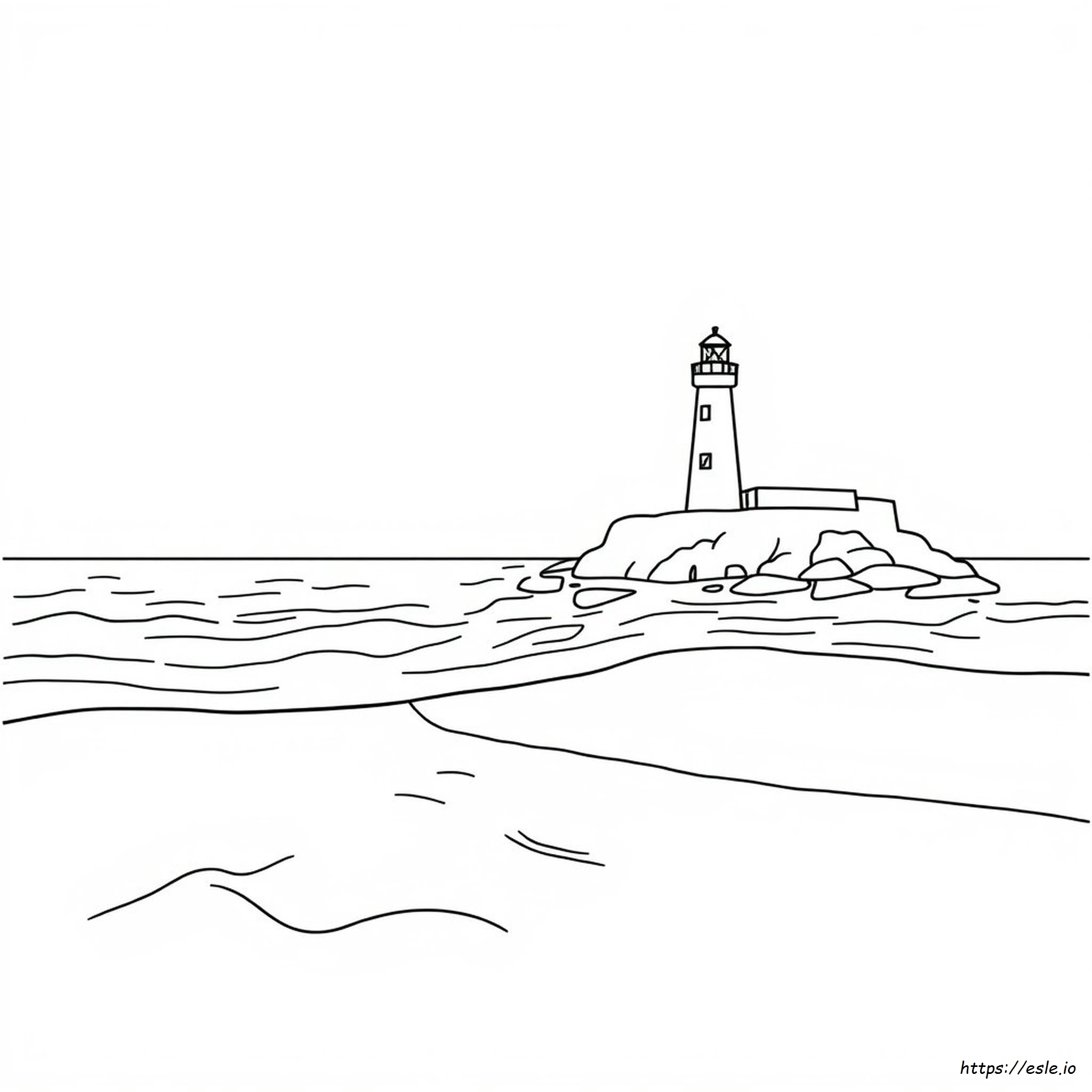 Dibujos De Playas Para Colorear