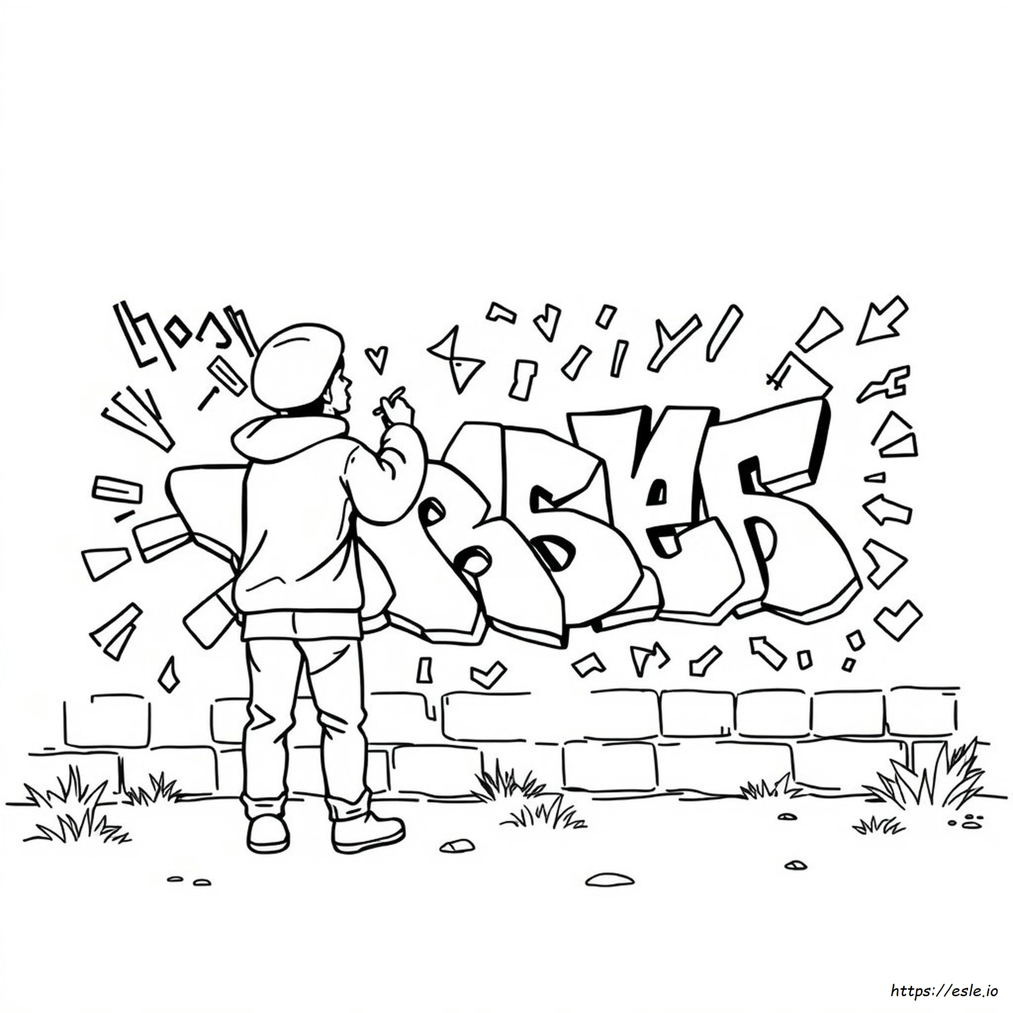 Parole Graffiti Da Colorare
