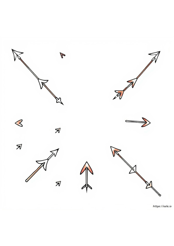Freccia Rossa Disegni Da Colorare