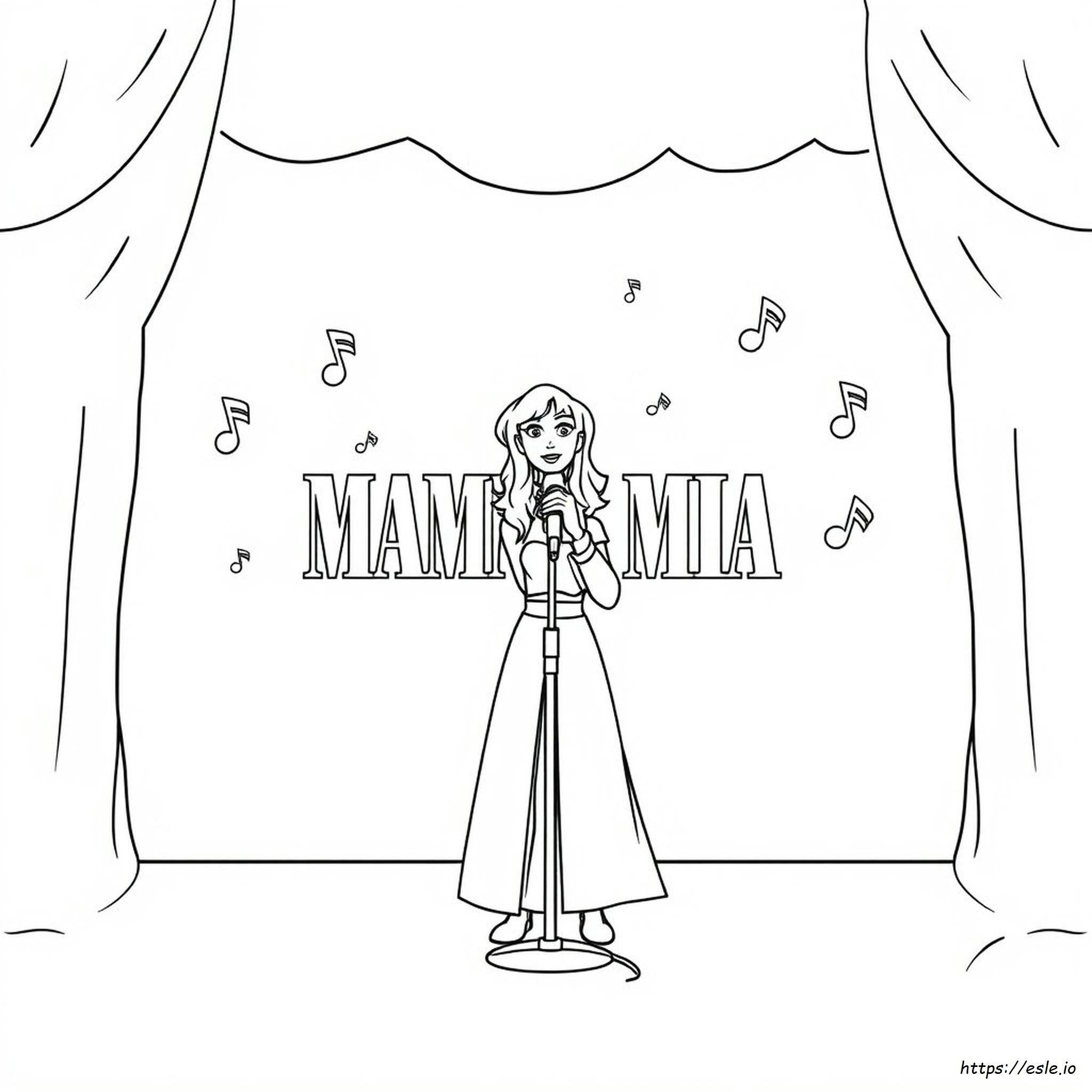 Mamma Mia Coloring Pages