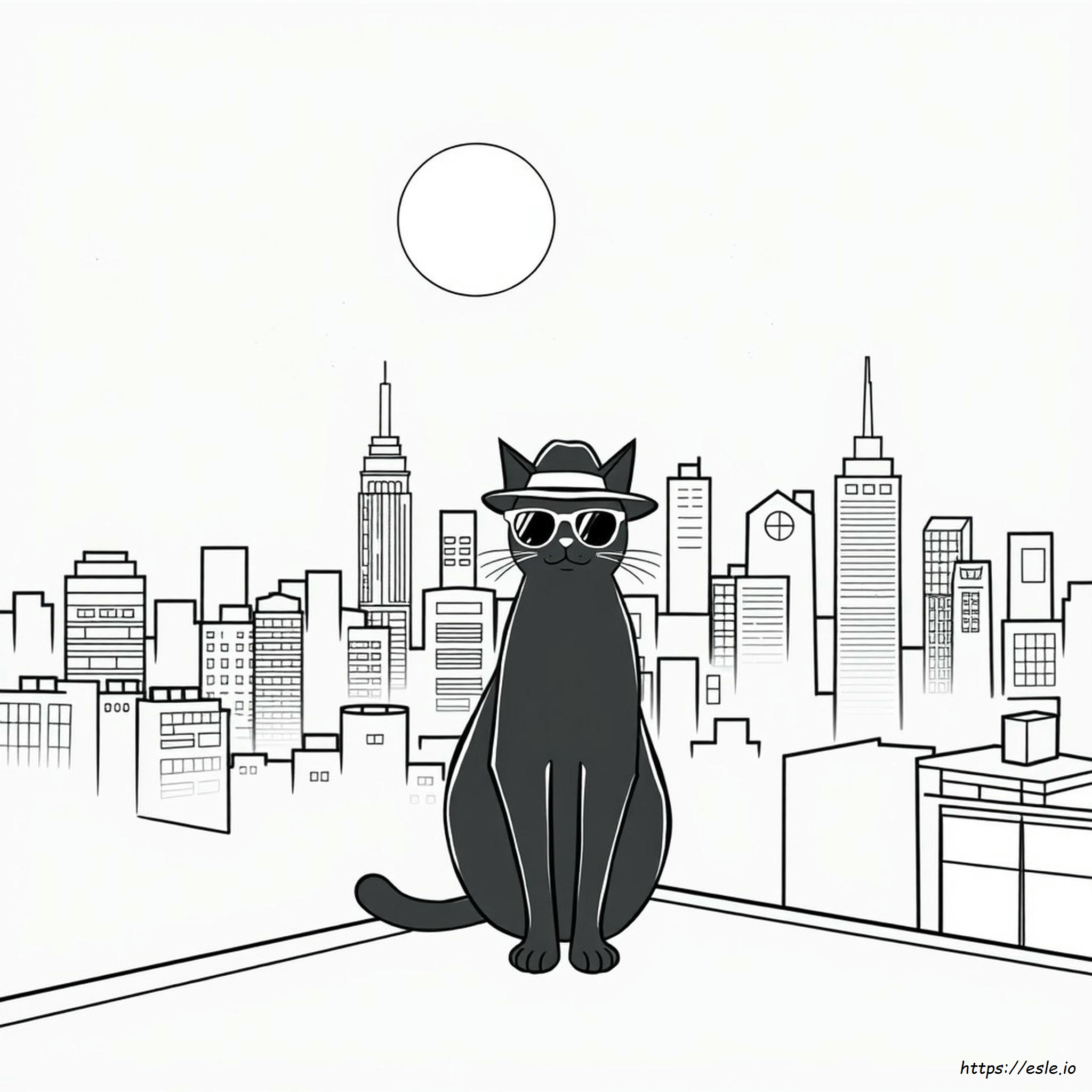 Cat Noir Colouring Pages