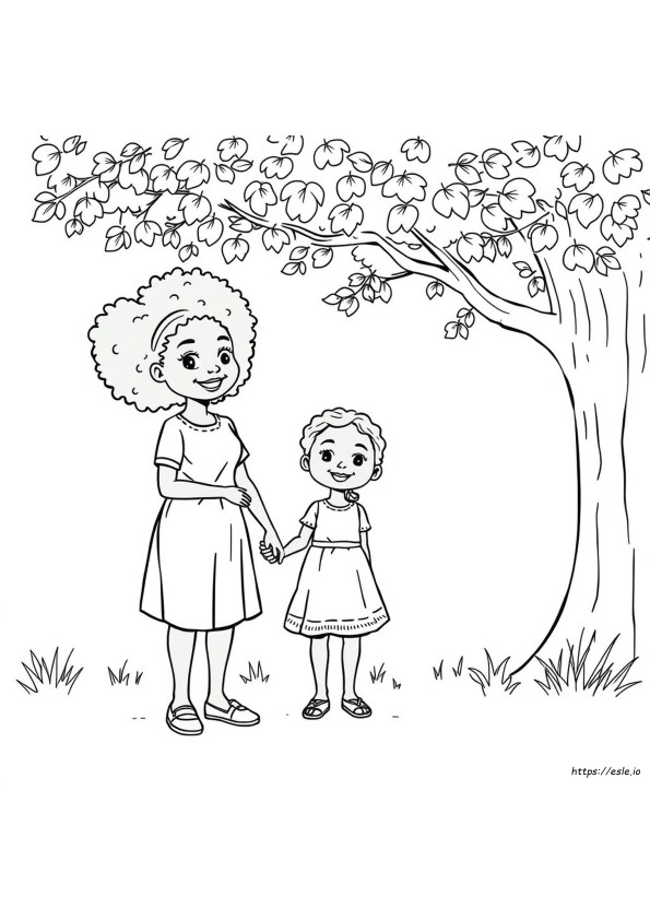 Disegni Da Colorare Afroamericani Stampabili