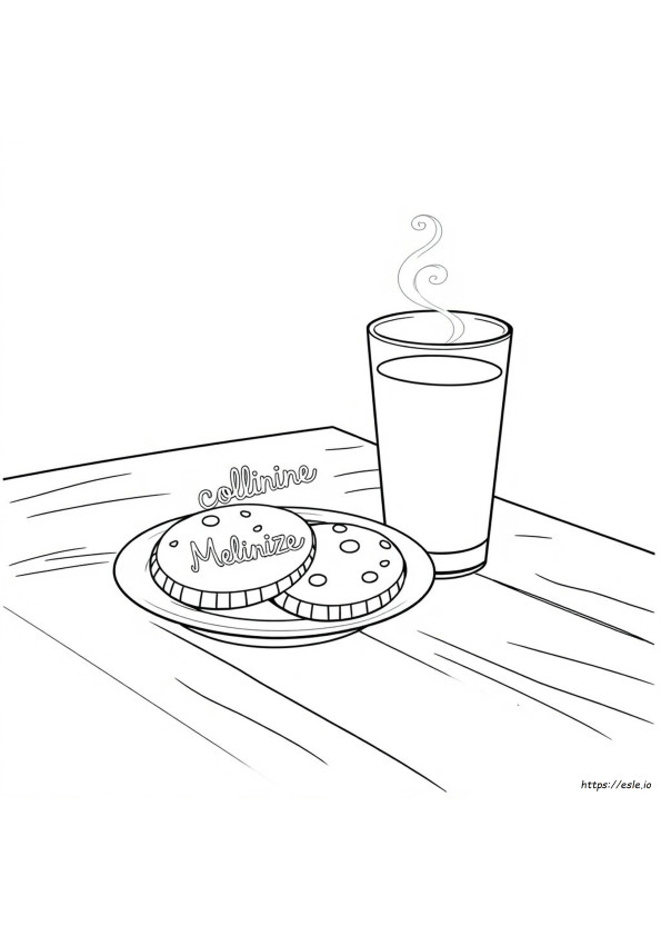 Coloriage Melanie Martinez Lait Et Biscuits