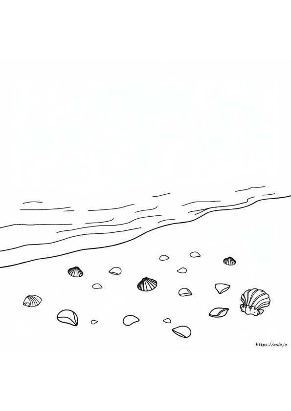 Beach Coloring Pages Free