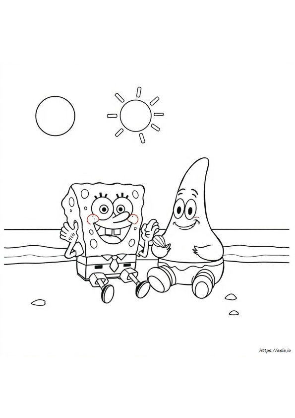 Coloring Pages Of Spongebob And Patrick