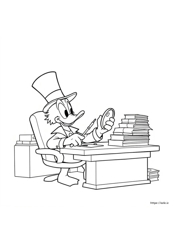 Scrooge Desene De Colorat