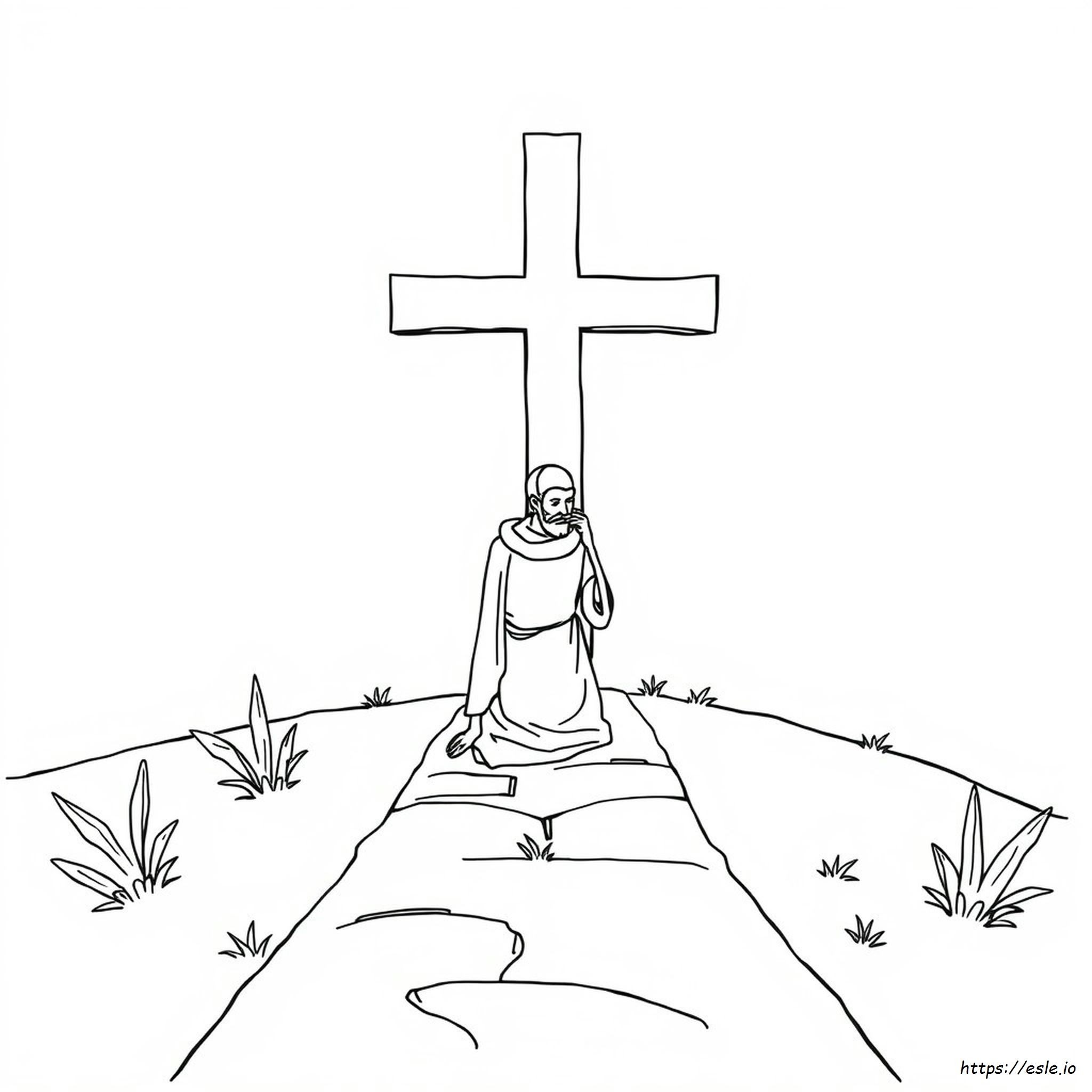Free Stations Of The Cross Coloring Pages