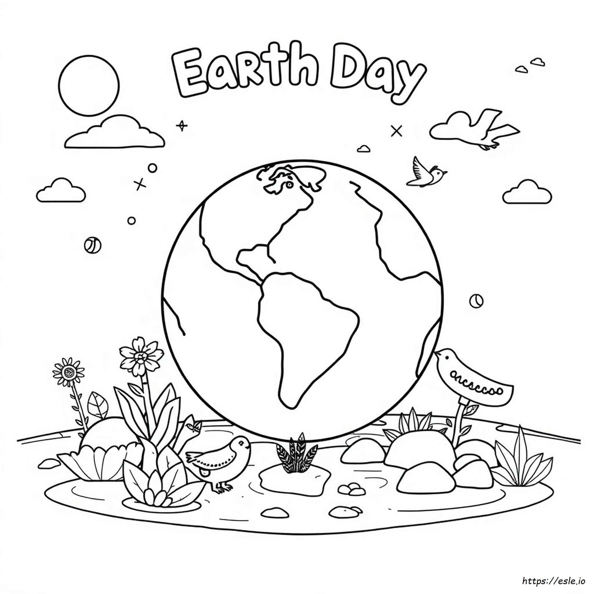 Coloring Pages Of Earth Day
