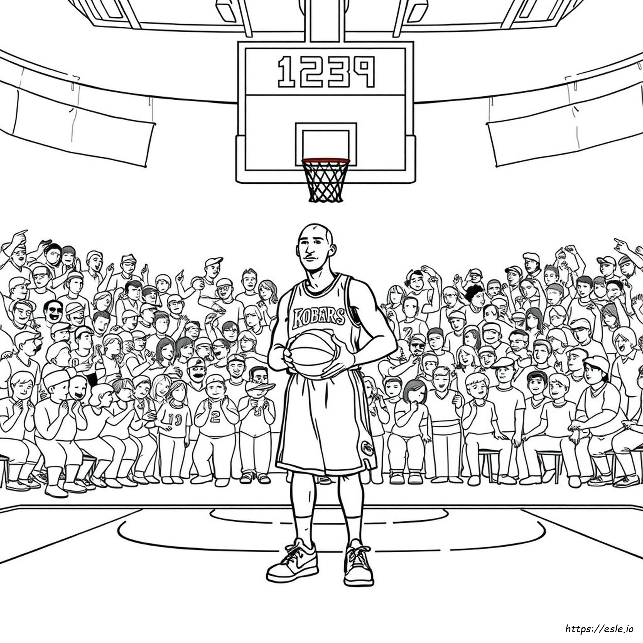 Free Kobe Bryant Coloring Pages